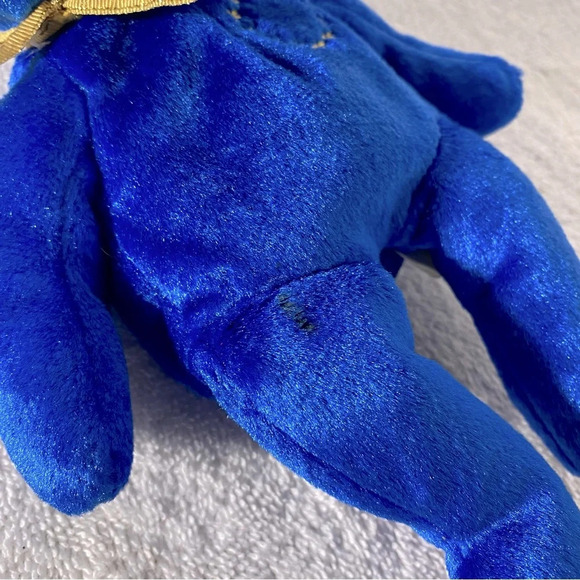 Vintage Ty Beanie Baby Blue Unity Bear Bear - Picture 7 of 13